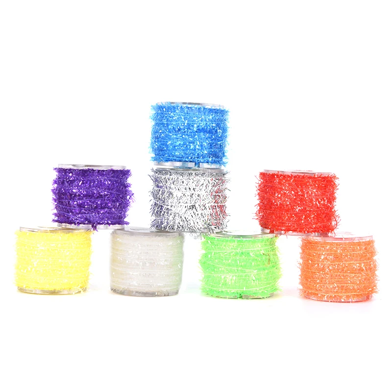 1 рулон 8 цветов кактус Мишель синель пряжа кристальная вспышка колючая муха