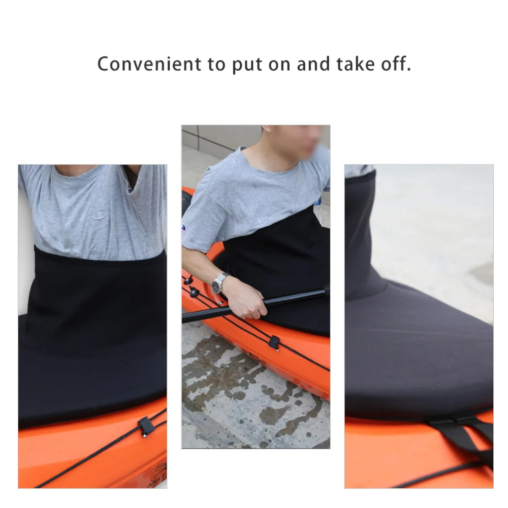 

Professional Kayak Anti-Spray Deck Skirt Waterproof Kayaking Canoeing Rafting Accessory (Free Size, 85-105cm)