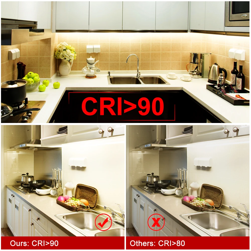 Светодиодная лента высокой яркости гибкая светильник ная SMD 2216 CRI 90 12 В 120