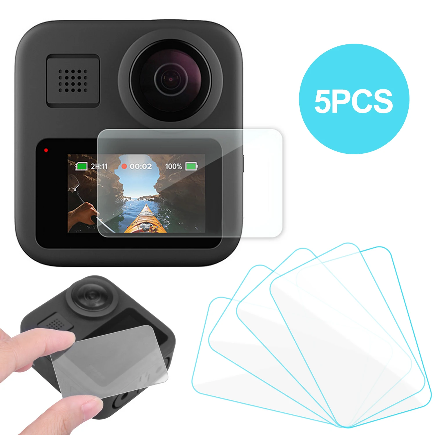 Защитная пленка для экрана Gosear закаленное стекло с защитой от царапин 5 шт.