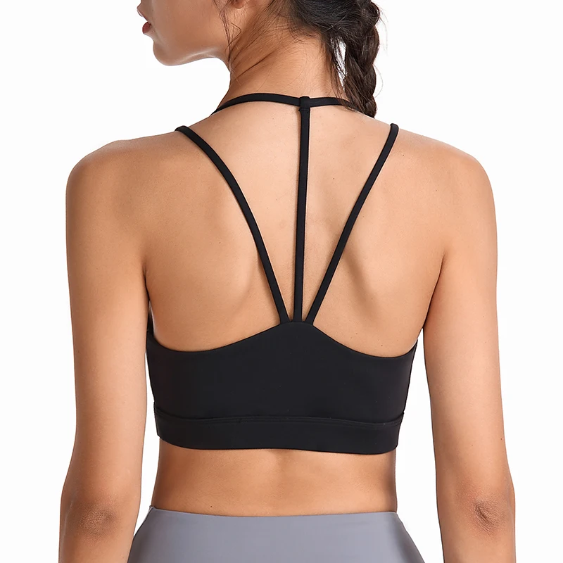 

2021 Fashion New Thin Shoulder Belt Comfortable And Healthy No Steel Ring Women's Bra Pure Color Cotton Sexy Women's Underwear