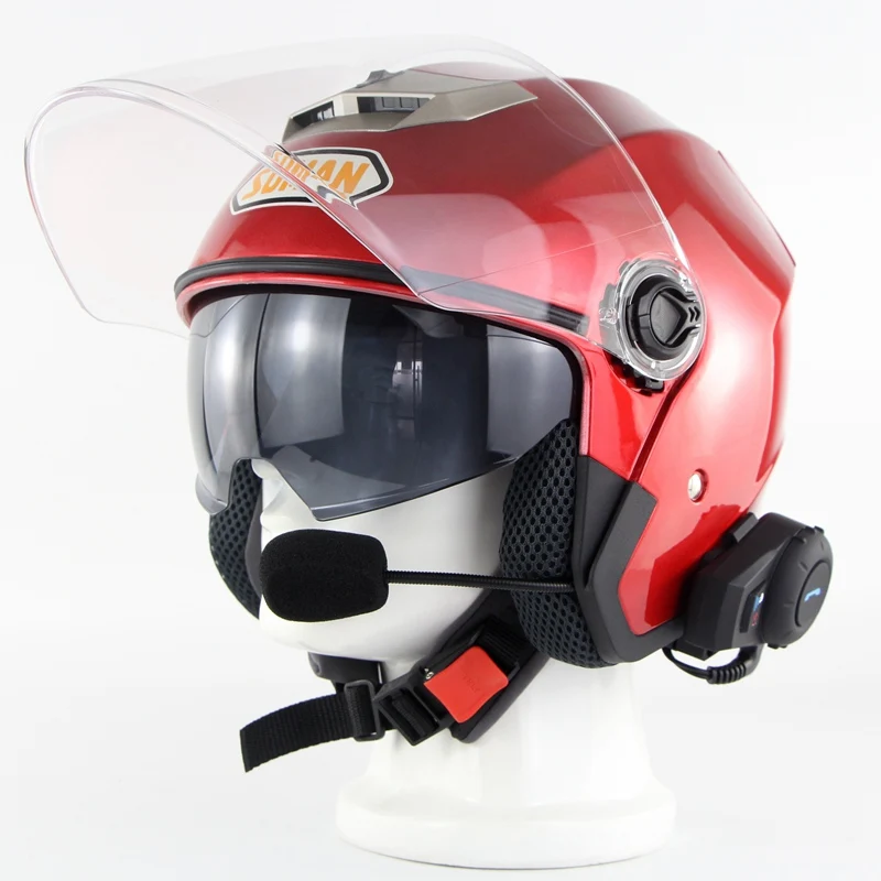 2pcs/lot Original FreedConn Motorcycle 500M BT Bluetooth Multi Interphone Headset Helmet Intercom Handfree with FM radio | Автомобили и