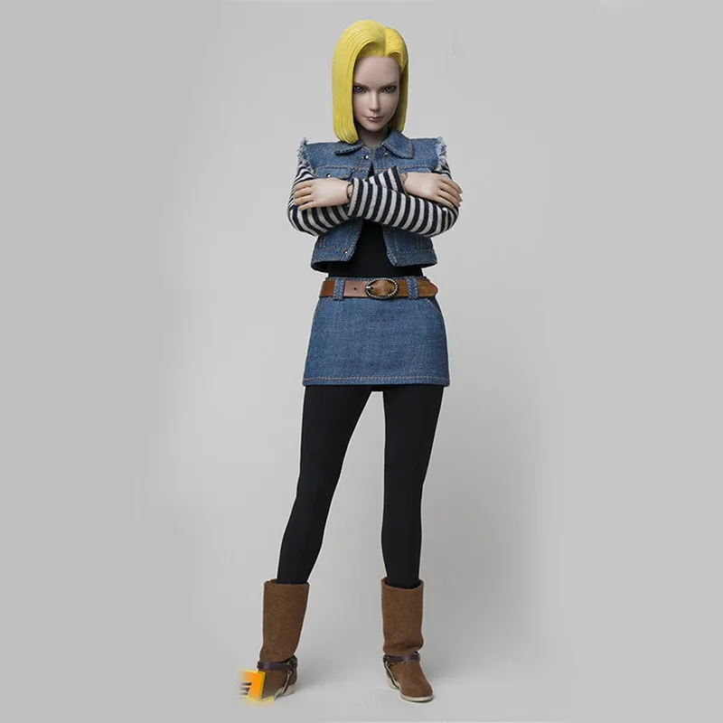 Soldier Phicen 1/6 масштаб Dragon Ball Z Android 18 лазурит экшн игрушечная фигурка-модель для детской игрушки