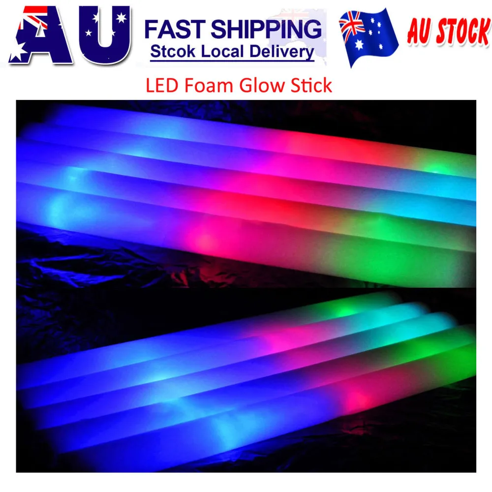 

60pcs Multi Color LED Glow Stick Fluorescent Light Sticks for Concert Party