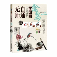 chinese brush ink art painting sumi e self study technique draw birds book painting and calligraphy copybook eagle birds