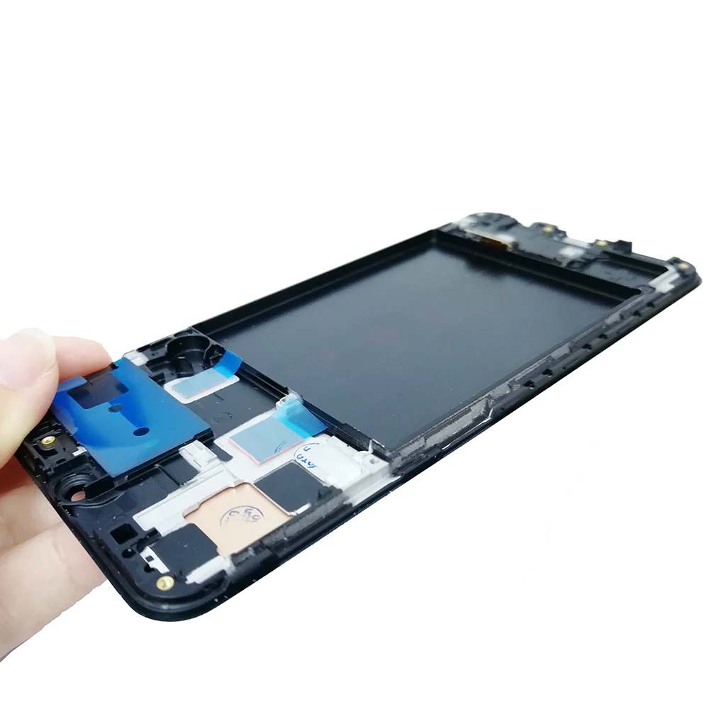Pantalla LCD AMOLED para m&oacute;vil, digitalizador de Panel t&aacute;ctil con montaje de marco para Samsung Galaxy A50S, SM-A507FN, A507F, A5070-3