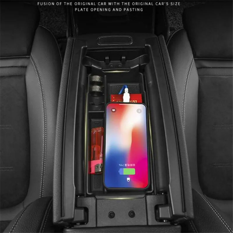 Внутренний центральный ящик для хранения перчаток подлокотник контейнер