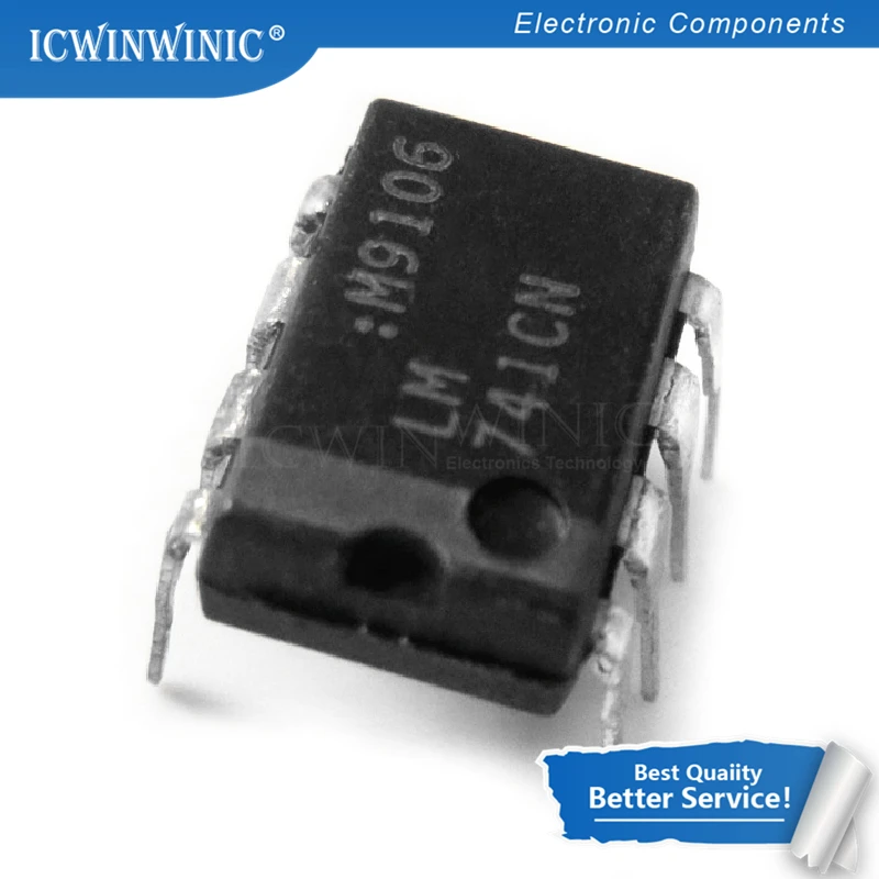 10 шт. LM741CN UA741CN UA741CP LM741 DIP8 DIP операционный усилитель LM741C новый оригинальный в