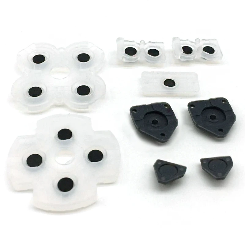 Game Accessories For Double Shock 4 PS4 Controller L1 R1 L2 R2 Trigger Button Analog Stick Conductive Rubber Repair Parts | Электроника