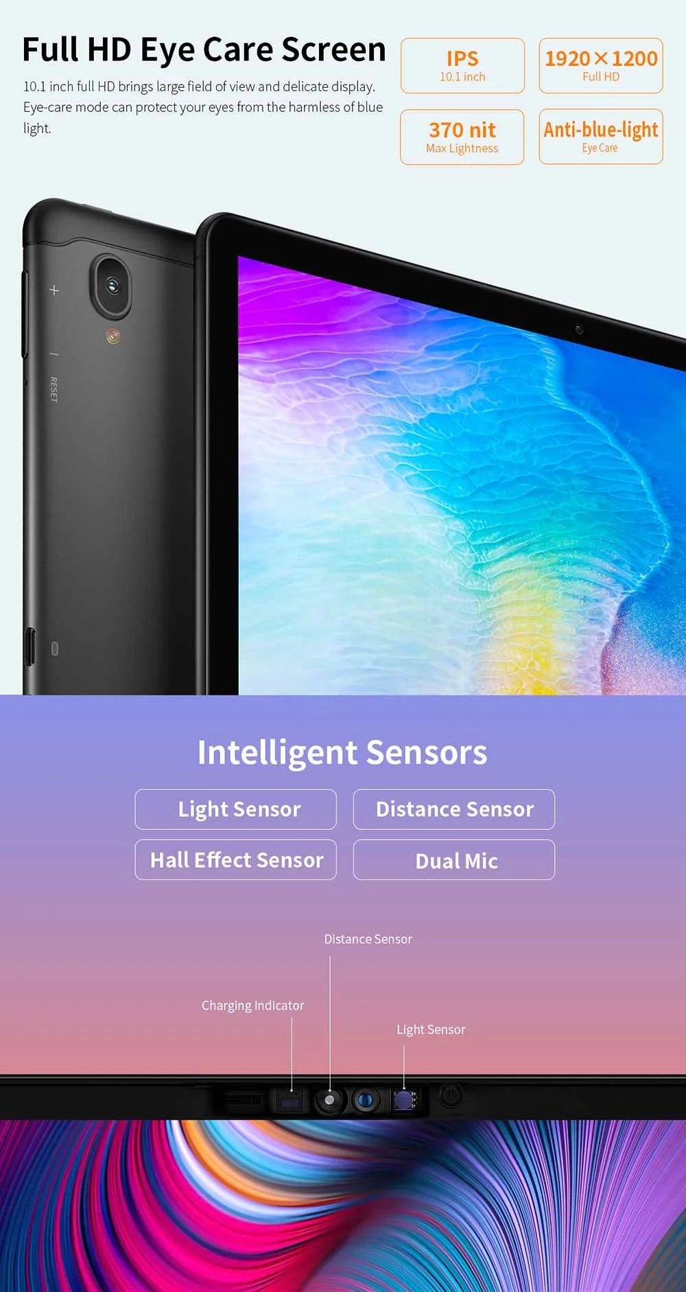 Teclast T30 10,1 дюймов 2.5D планшетный ПК 4 ГБ ОЗУ 64 Гб ПЗУ MTK Helio P70 4G Вызов двойной WiFi Восьмиядерный 1920*1200 ips Android 9,0