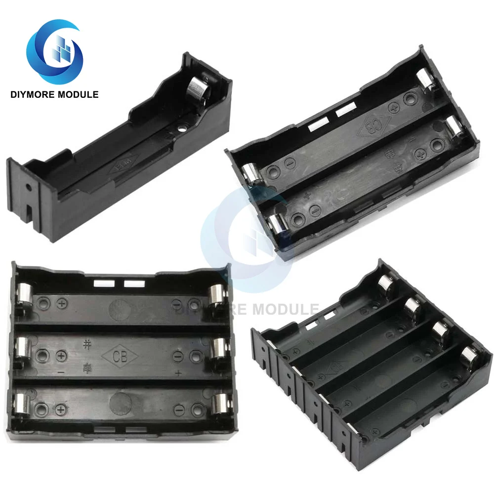1x2x3x4x18650 Батарея ящик для хранения чехол ABS Мощность держатель банковских карт на