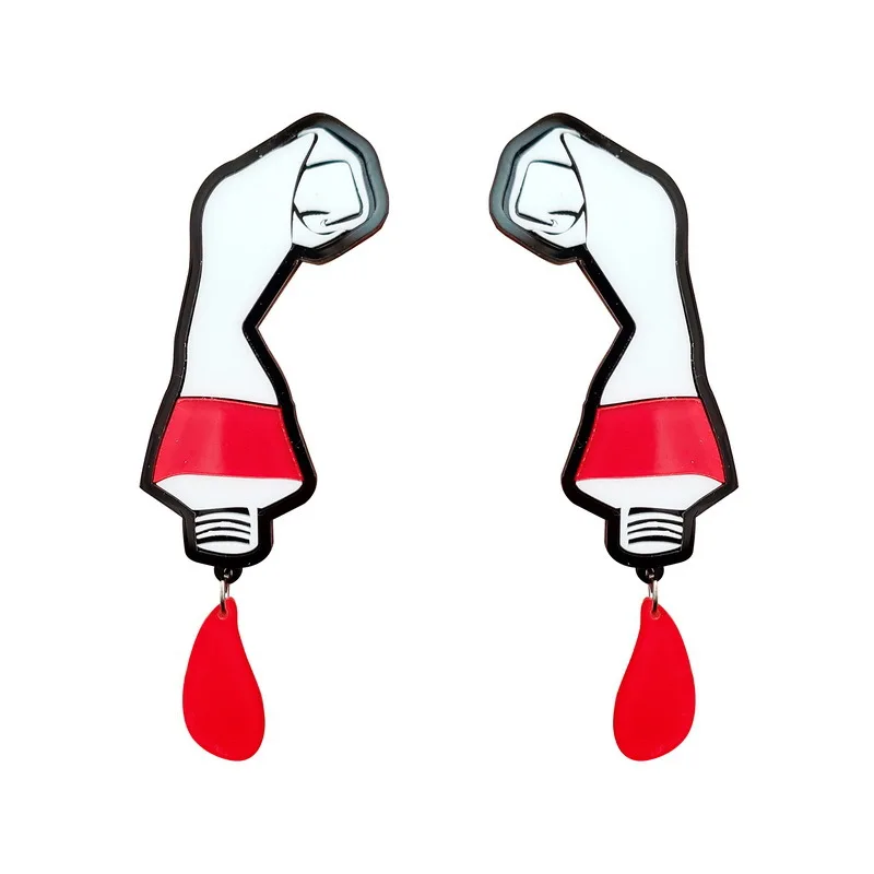 2020 трендовые акриловые серьги с подвеской для женщин геометрическим рисунком