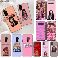 fashion lovely doll bratz bling cute phone case for samsung s20 plus ultra s6 s7 edge s8 s9 plus s10 5g lite 2020