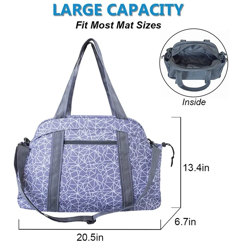 Сумка-коврик для йоги сумки тренажерного зала и фитнеса женщин мужчин Спортивная