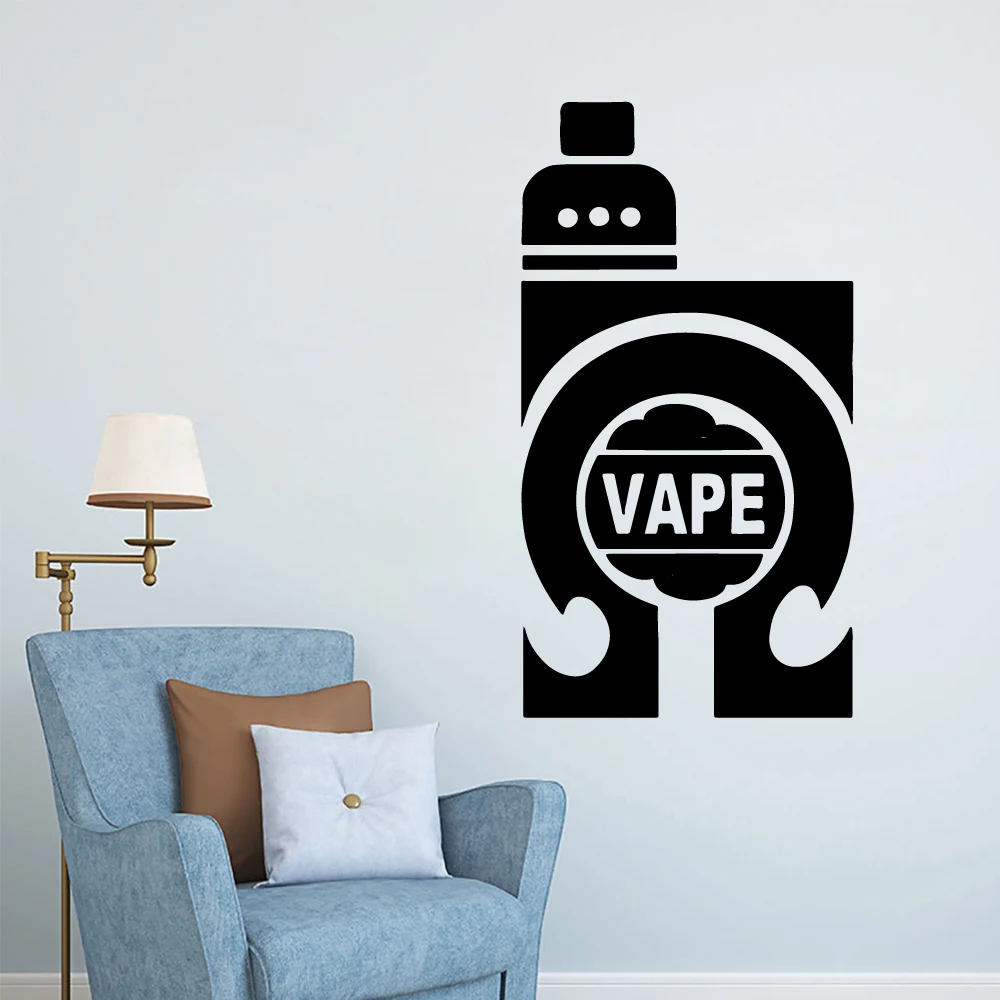 

Free shipping VAPE Wall Stickers Personalized Creative vinyl Stickers Art Decoration DIY Home Decor