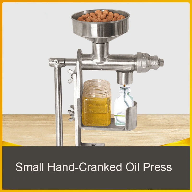 Бытовой ручной масляный пресс маслоотделитель маслоэкстрактор из нержавеющей