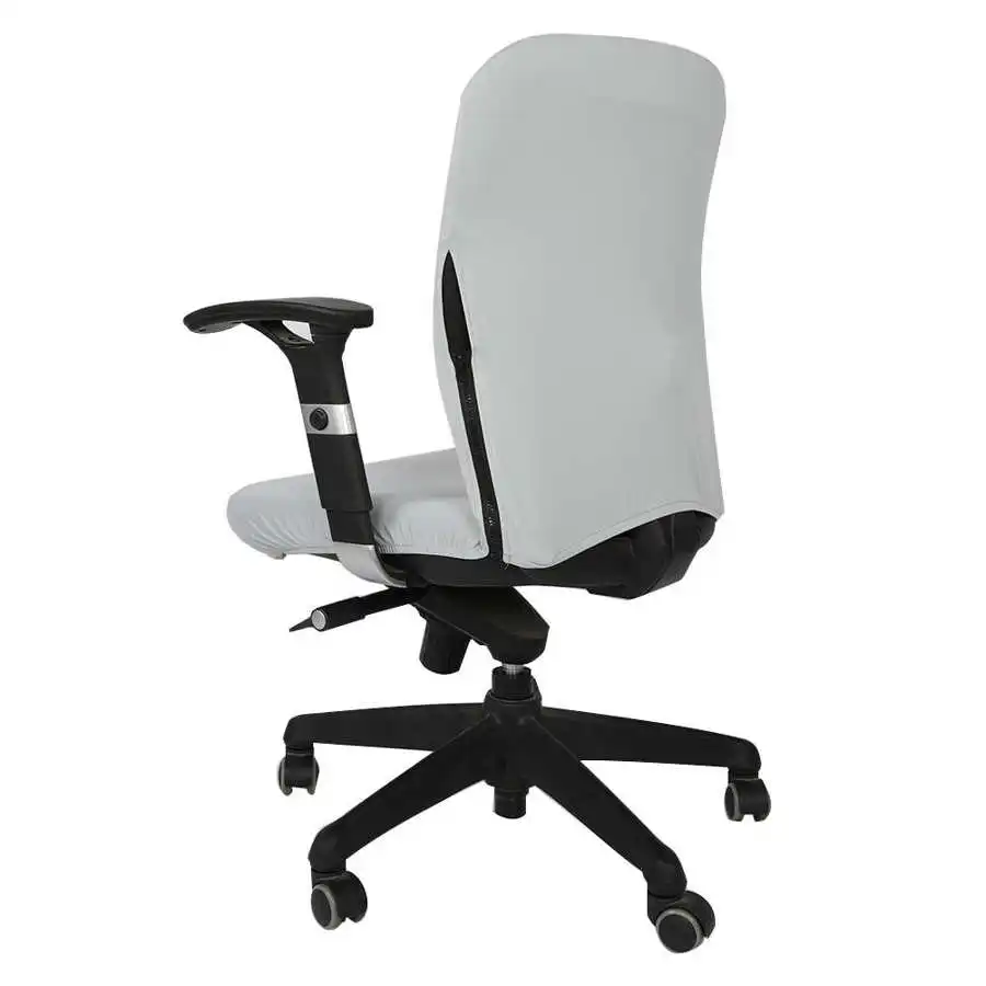 

Removable Chair Cover Elastic Fabric Protector for Office Computer Chairs L