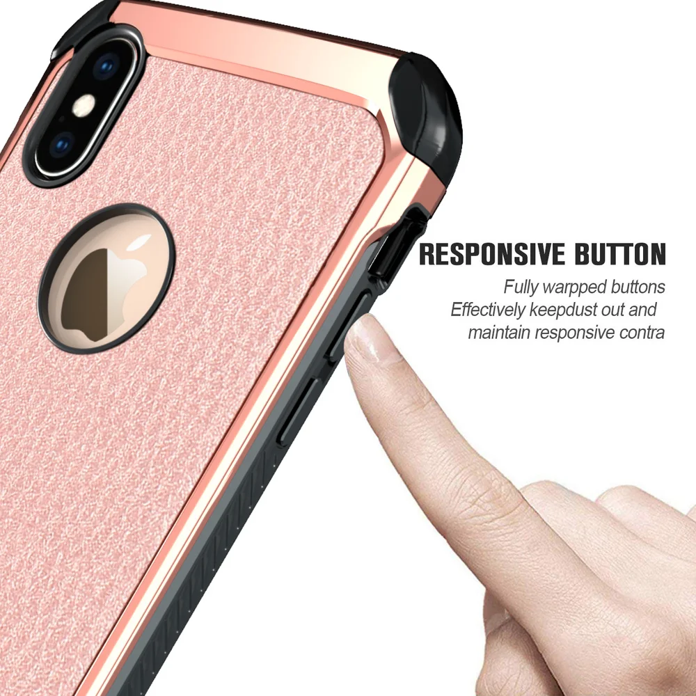 L-FADNUT сверхмощный защитный чехол для iPhone Xr X Xs Max Мягкий силикон и PC бампер задняя