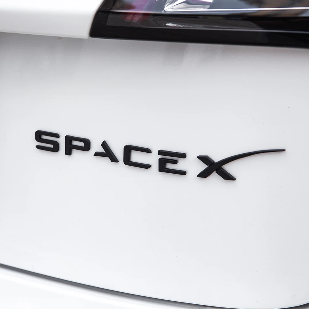 2021 новый автомобиль Space X Стикеры хвост ярлык с буквами для Tesla модель 3 Y