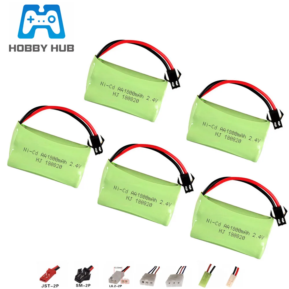 Аккумуляторная батарея для игрушек с дистанционным управлением 1800 мАч 2 4