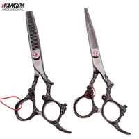 professional 6 inch personalized color scissors barber scissors flat cut thinning hairdressing scissors salon household scissors