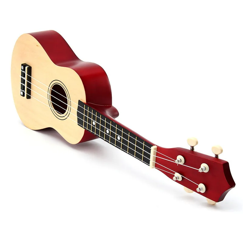 21" Soprano ukulele eucalyptus nylon 4 string hawaiian bass guitar instrument for beginners or basic players | Спорт и