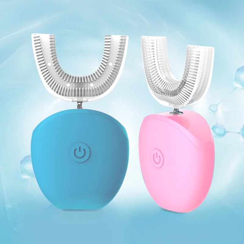 Ультразвуковая электрическая зубная щетка силиконовая автоматическая