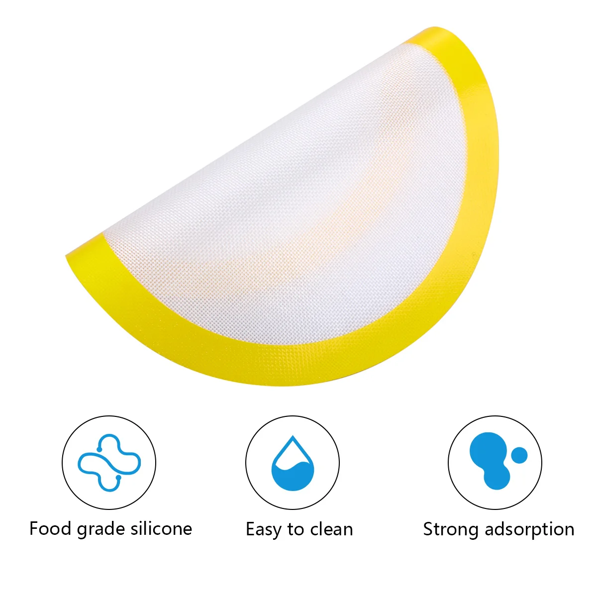 Коврик для выпечки в духовке силиконовые круглые не прилипающие термостойкие