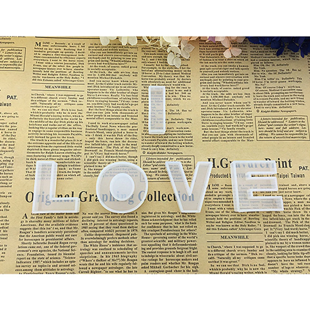 Силиконовые формы сделай сам с буквами A ~ Z 26 алфавитов форма для смолы инструмент