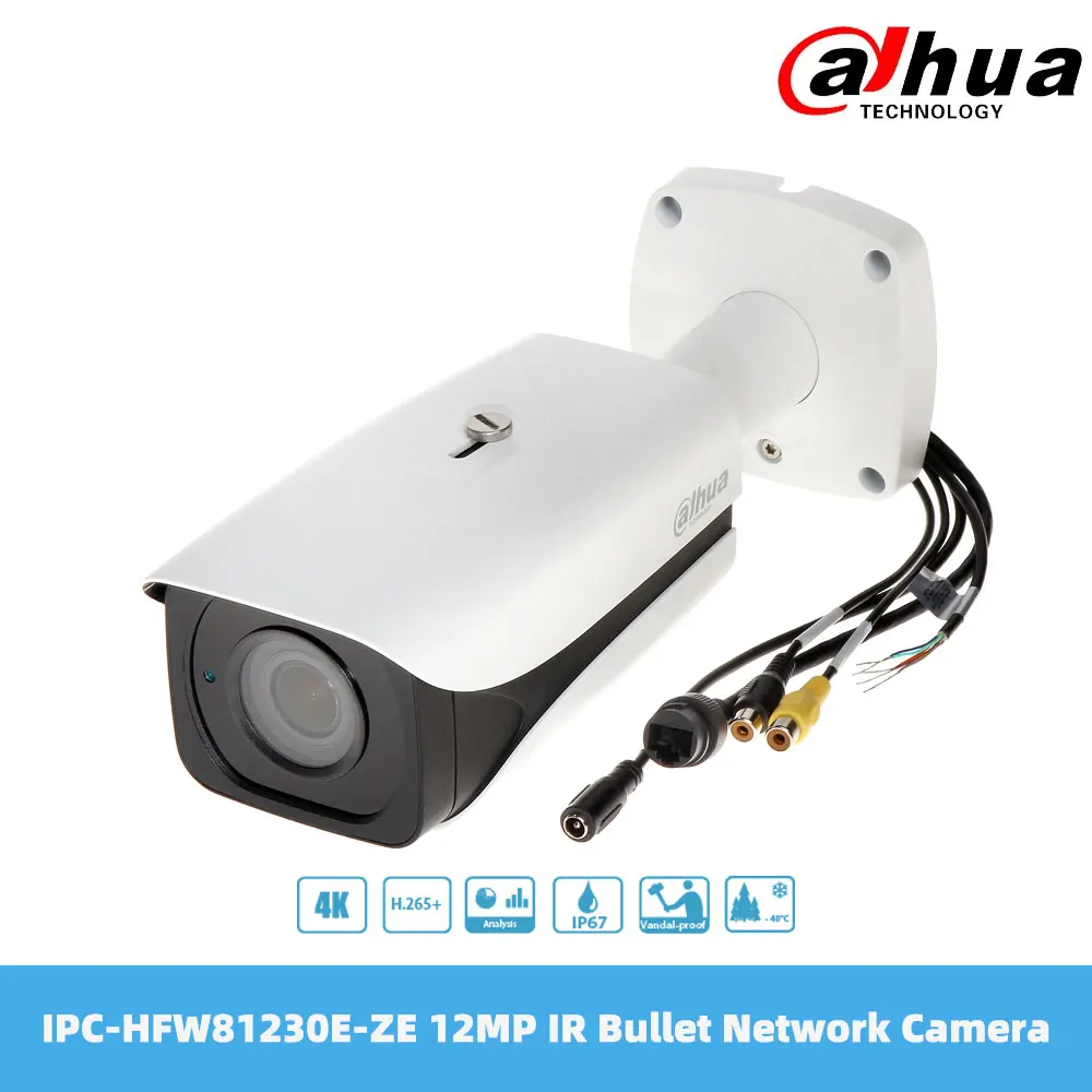 

Сетевой видеорегистратор Dahua IPC-HFW81230E-ZE 12MP круглые инфракрасные сетевые Камера IP67 PoE + H.265 & H.264 благодаря технологии двойного потока кодирован...