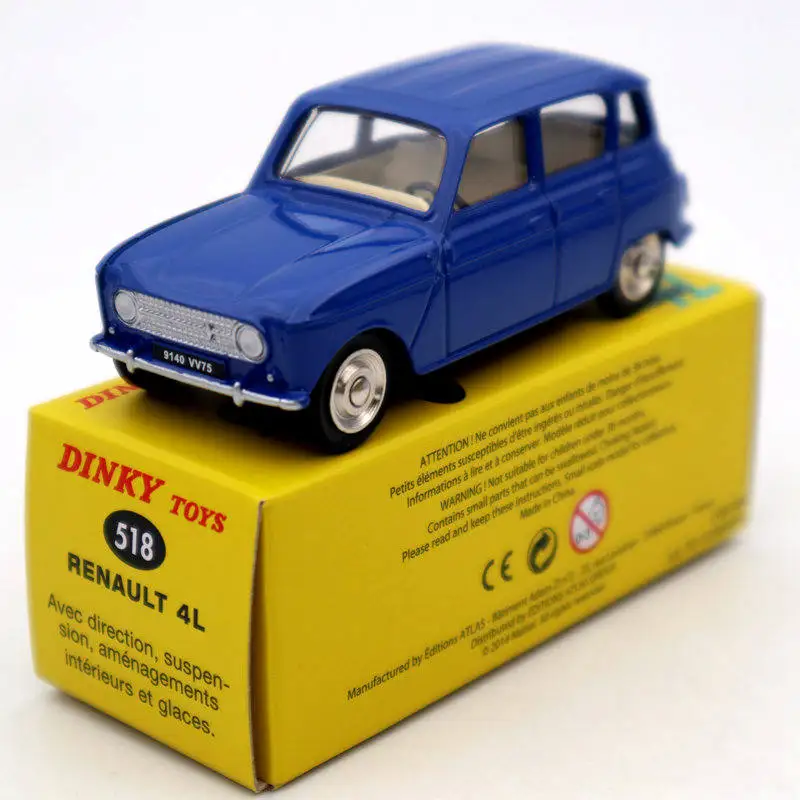 Модель автомобиля модель Dinky 518 Renault 4L для литья под давлением автомобильный
