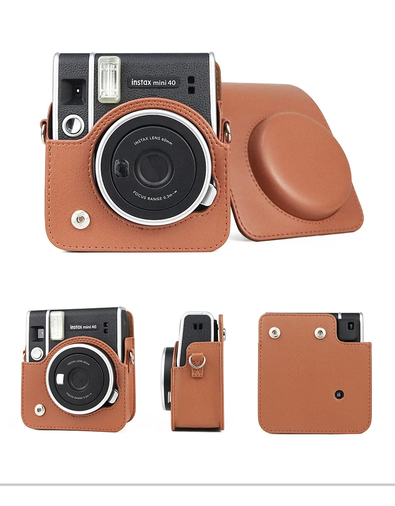 Чехол-сумка из искусственной кожи для Fujifilm Instax Mini 40 | Электроника