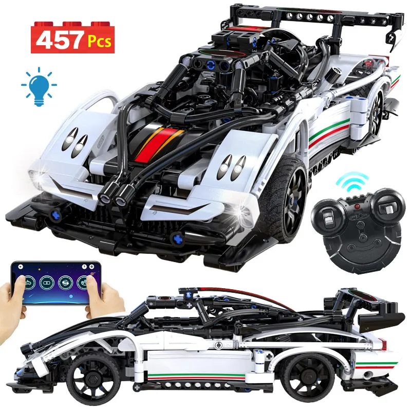 Конструктор гоночный автомобиль с дистанционным управлением креативный
