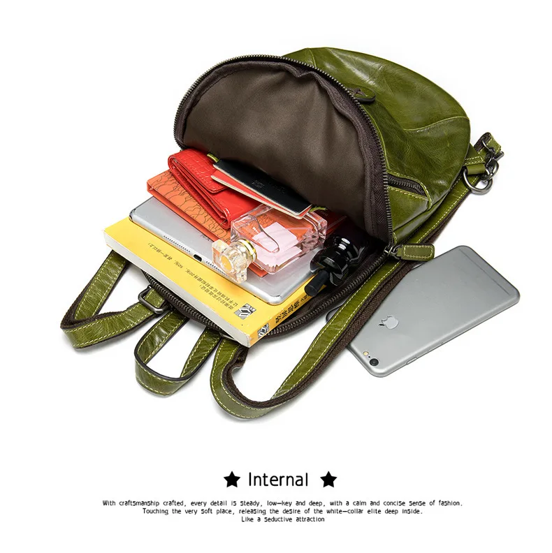 High Quality Women Backpack Genuine Leather Back Pack Famous Brand Shoulder Bag Women Travel Backpack mochila