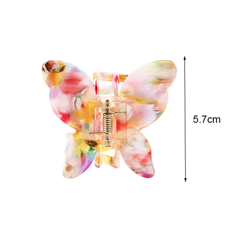 

Hot Plastic Butterfly Hair Claw For Women Girls Hair Accessories Hair Claw Clips Crab For Hair Simple Hair Clamps