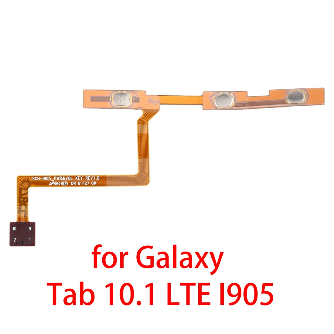 Шлейф с кнопкой запуска для Galaxy A10s/SM-A107/A20e/SM-A202/A20s/SM-A207/Tab 10 1 LTE I905/T545/A30s SM-A307/A51/A70s Samsung