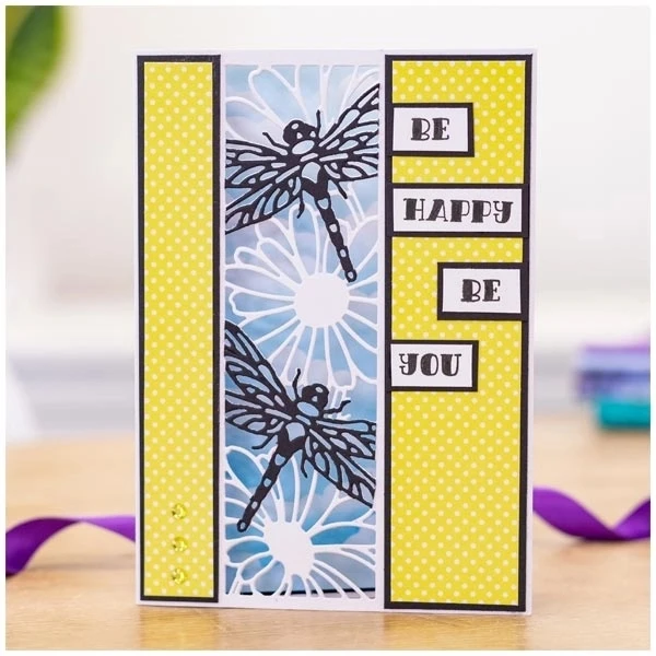 

Custom Yellow Cutting Dies Butterfly Embossed Metal Scrapbook DIY Craft Paper Cards Used As Exquisite Holiday Gifts