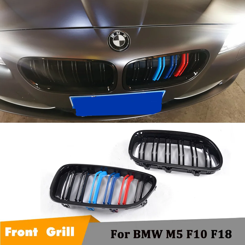 Передний бампер ABS M5 F10 F18 решетка радиатора для BMW 520i 523i 525i 530i 535i Седан 4 двери 10