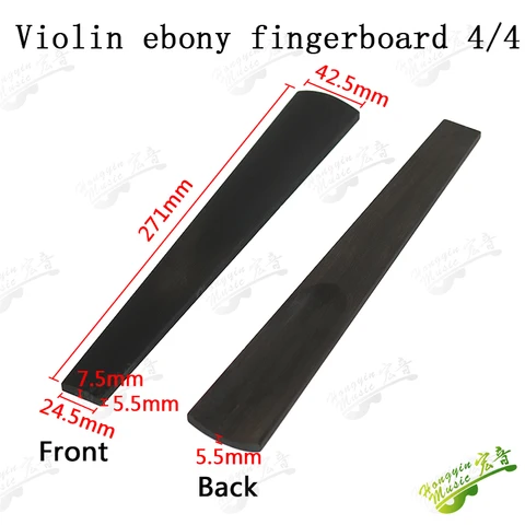 Накладка на гриф скрипки из черного дерева Viola