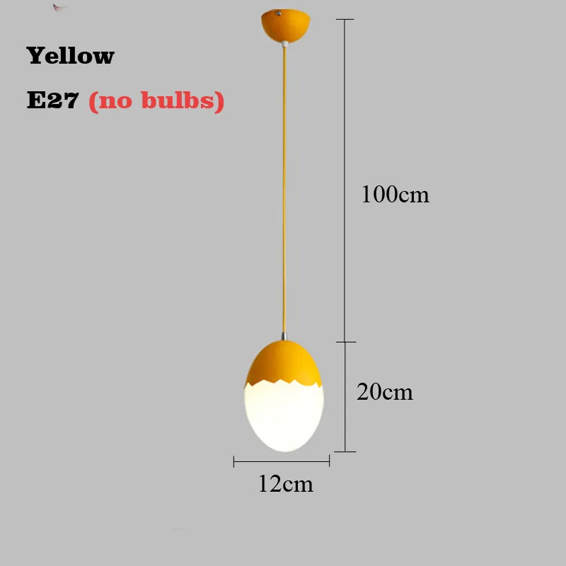 

Modern Nordic Pendant Lights Macaron Eggshell Pendant Lamp Hanging Dining Living Room Home Decor Light Fixture Frosted Art Deco