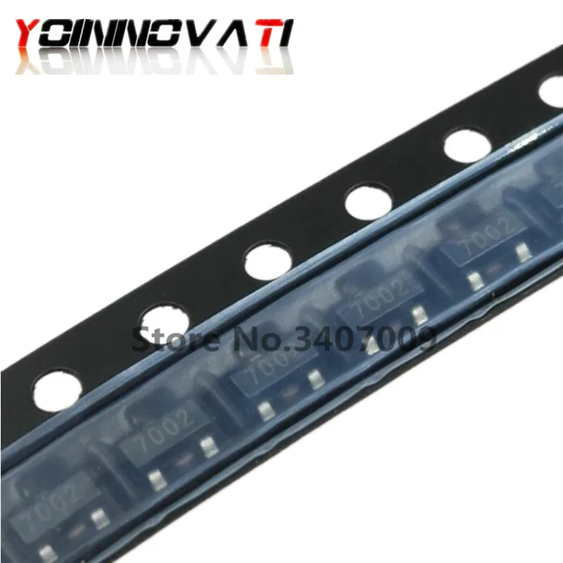 100 шт. 2N7002LT1G 2N7002 SOT23 3 MOSFET N CHANNEL 60V 115mA|Соединители| |