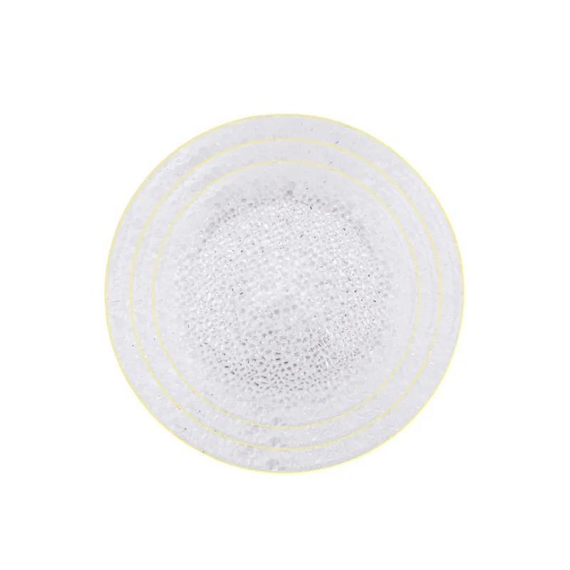 

Свадебные плоские обеденные тарелки, стеклянный выставочный стенд для кемпинга, 8 дюймов, кухня, день рождения, Plyta, набор, OA50PS