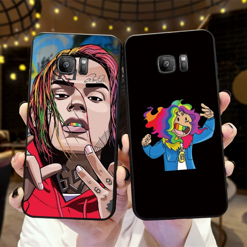 69 SixNine 6ix9ine Мягкий силиконовый чехол для телефона Samsung Galaxy S8 S9 S10 Plus NOTE 8 9 M10 M20 M30 S6 S7