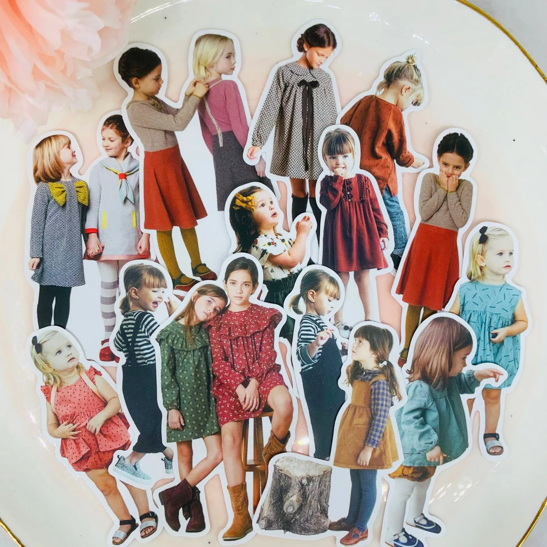 Забавные бумажные стикеры для журналов и младенцев 15 шт. самодельные переводки