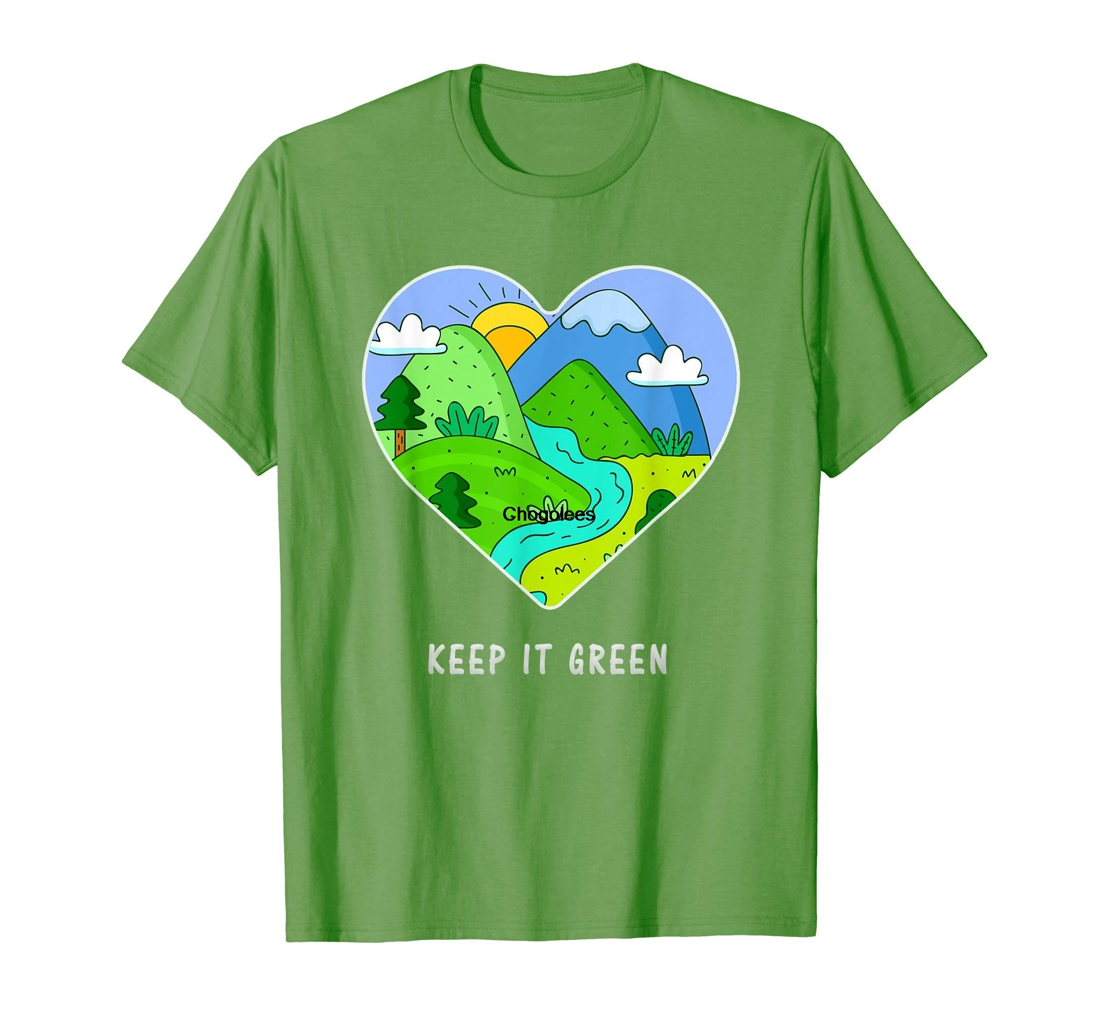 Футболка с надписью Keep it Green на день спасения планеты и земли 2021 |