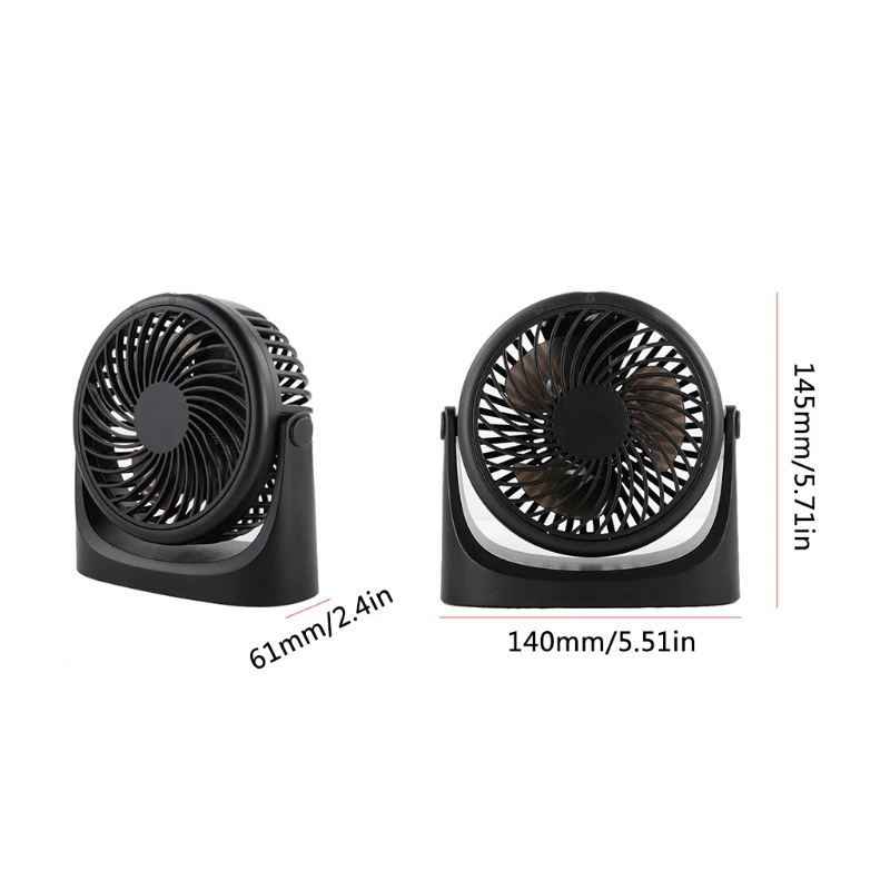 

P8DF Portable Fan Mini Desktop Fan Small Table Fan with Strong Airflow Quiet Operation for Home Office Car Outdoor Travel