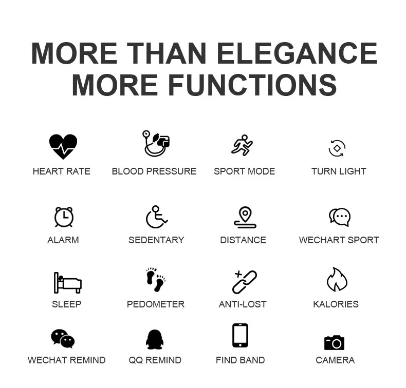 696 H8 женские модные Смарт часы браслет с кровяным давлением монитор сердечного