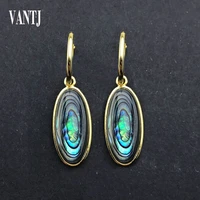 natural abalone shell dangle earring sterling 925 silver for women lady anniversary party fine jewelry gift wholesale