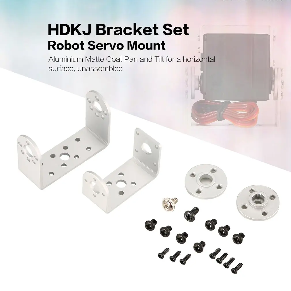 HDKJ рулевой лоток для шестерни и наклона механическое крепление 2 DOF Robot Servo Mount Set