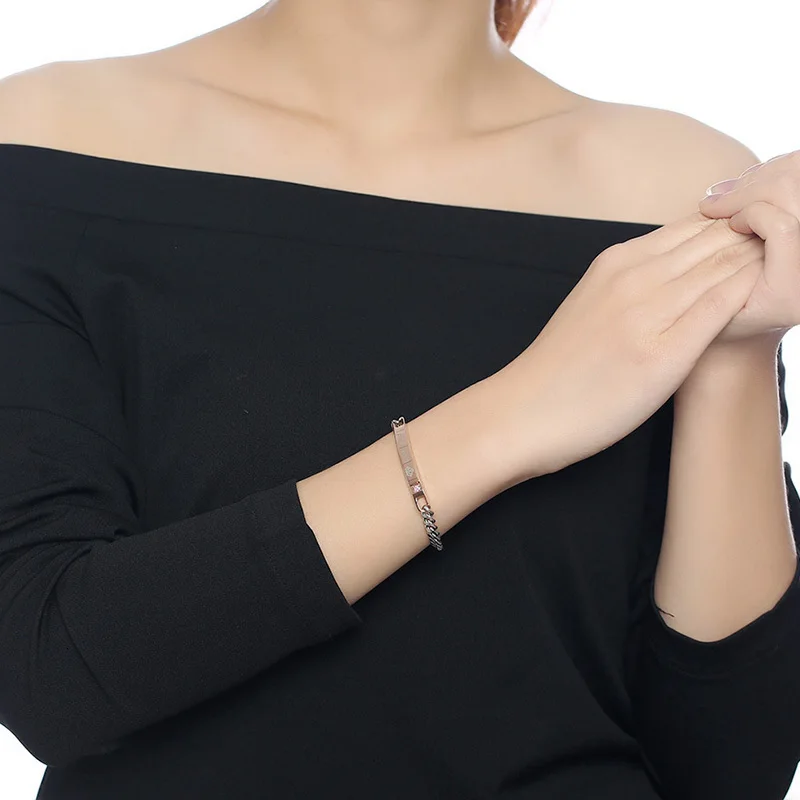 Vnox Корона его королева ее король выгравированы Парные браслеты для женщин мужчин